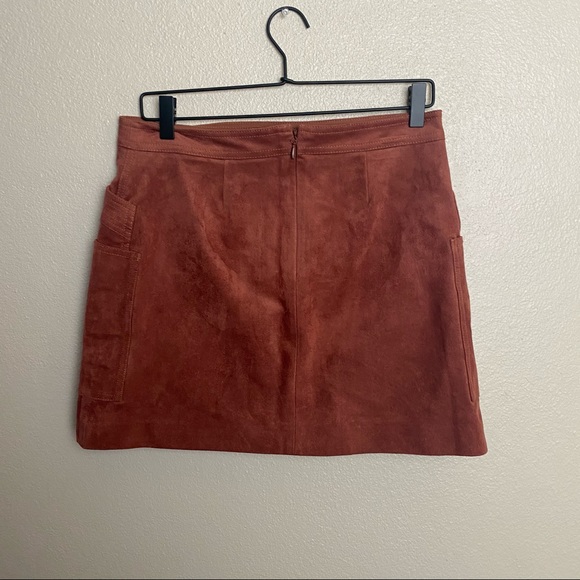 BCBGMAXAZRIA Corinne Faux Suede Skirt - Picture 3 of 7
